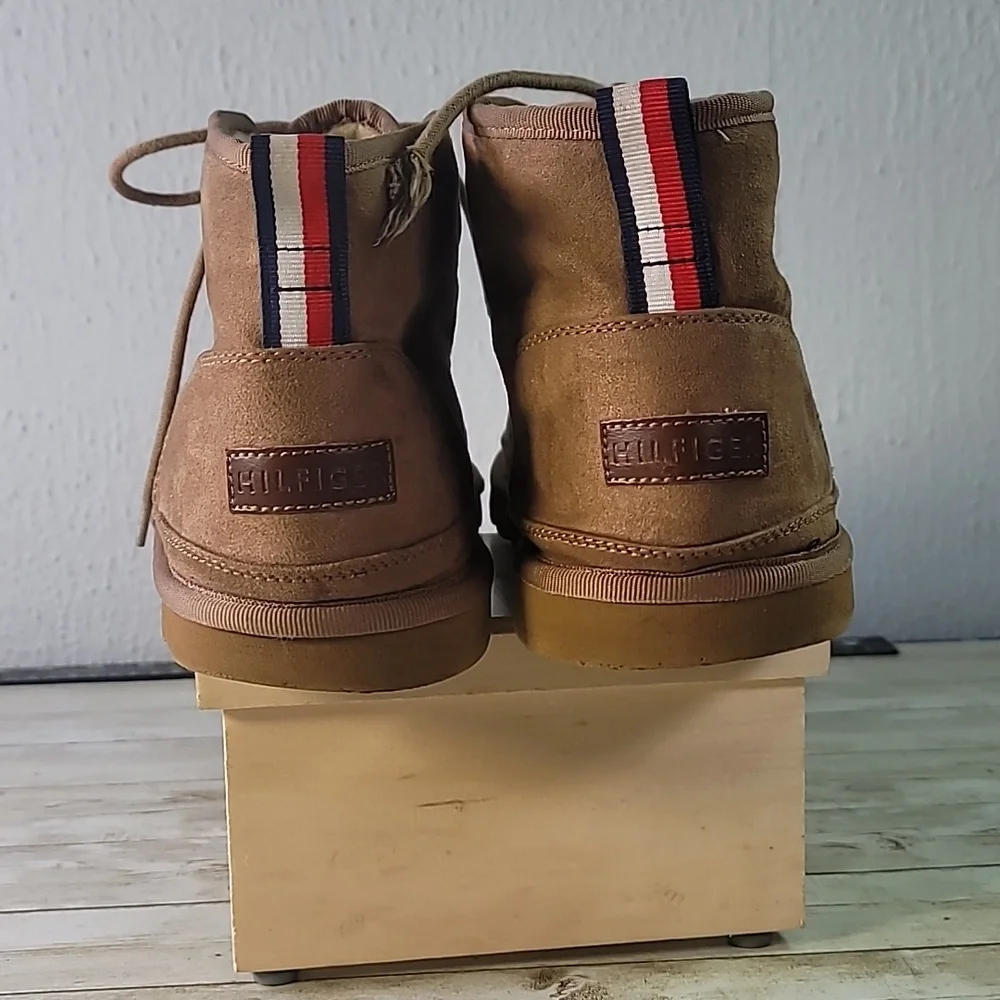 Tommy Hilfiger Mens Chukka Boots Welsh 2 Size‎ 11 Sherpa Lined